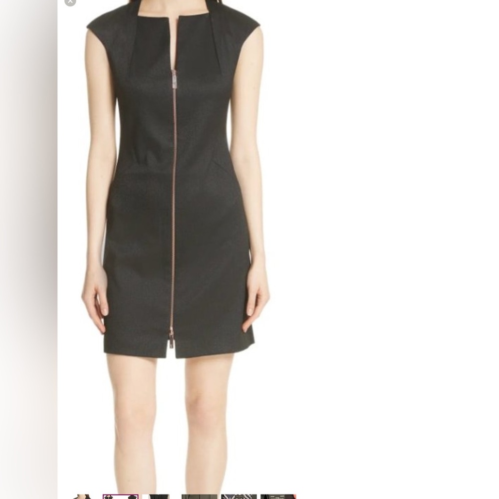 Ted Baker London Full Zip Front A Line Dress